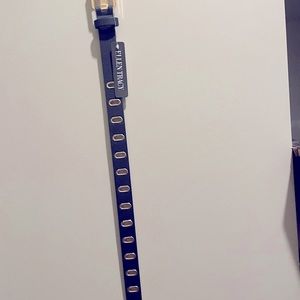 Ellen Tracy black leather belt